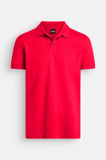 BOSS Polo-Shirt 'Firenze' rot