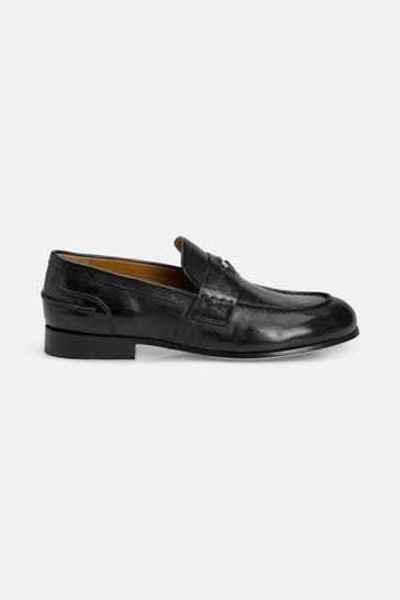 MELVIN & HAMILTON Leder-Loafer 'Valeska 1' schwarz