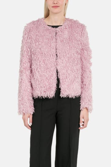 FRIEDA & FREDDIES NY Kunstfelljacke rosa