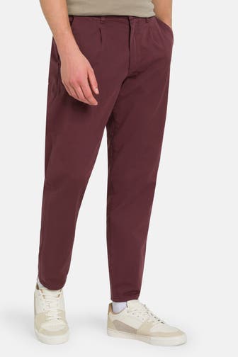 COLOURS & SONS Chino burgunder