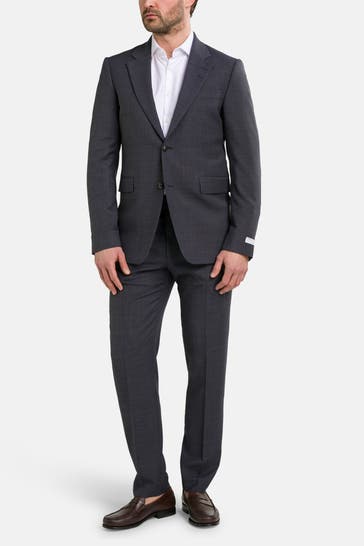 TIGER OF SWEDEN Wollmix-Anzug 'Justin-Tenuta' dunkelgrau