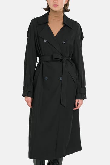 COMMA, Trenchcoat schwarz