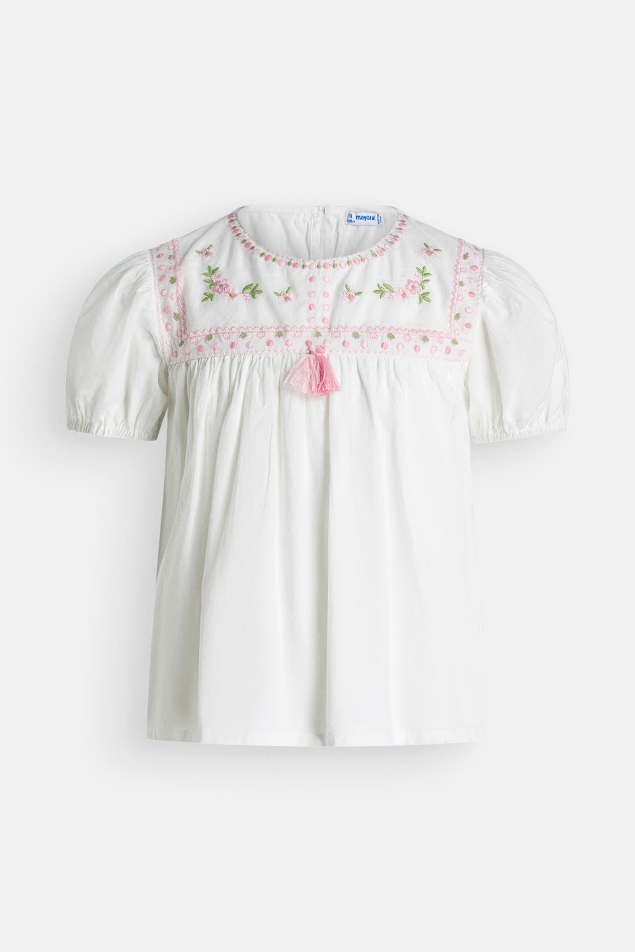 MAYORAL Bluse weiß floral, Bild 1