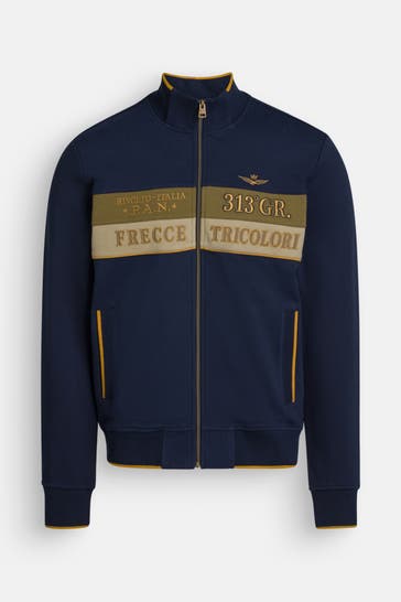 AERONAUTICA MILITARE Sweatjacke dunkelblau