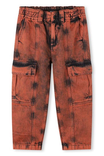 DKNY Cargohose dunkelorange