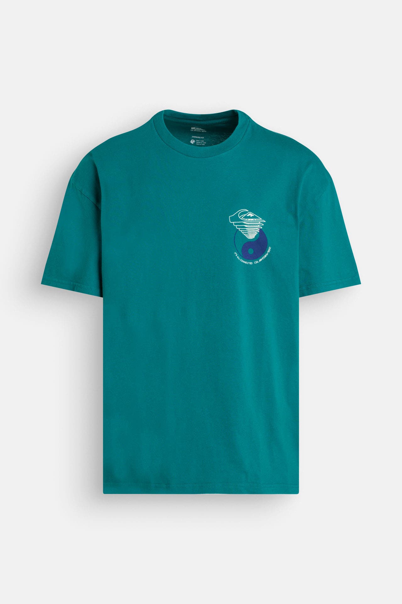 QUIKSILVER T-Shirt 'Hypnotic Wave' petrol, Bild 1