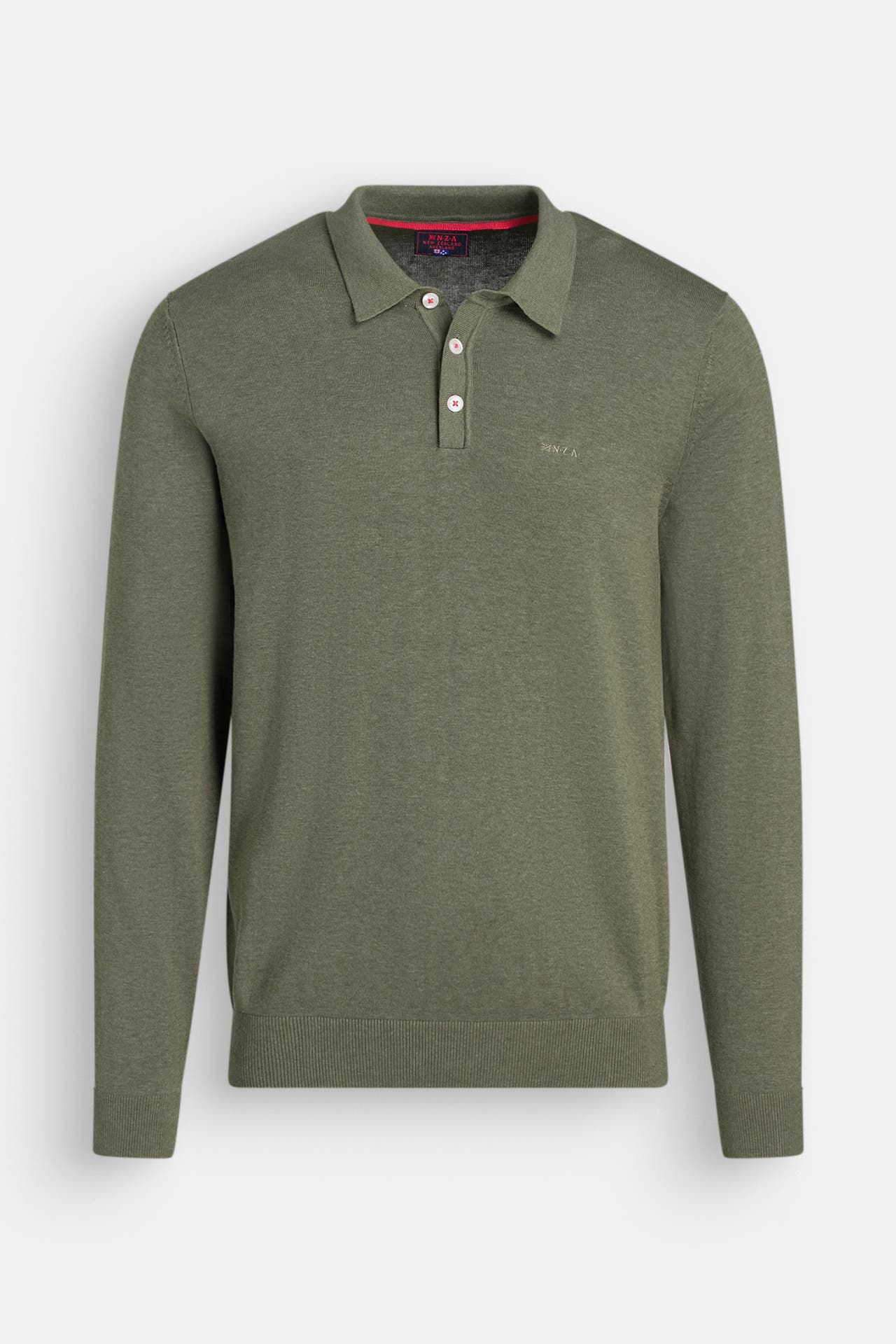 NEW ZEALAND AUCKLAND Strick-Polo oliv, Bild 1