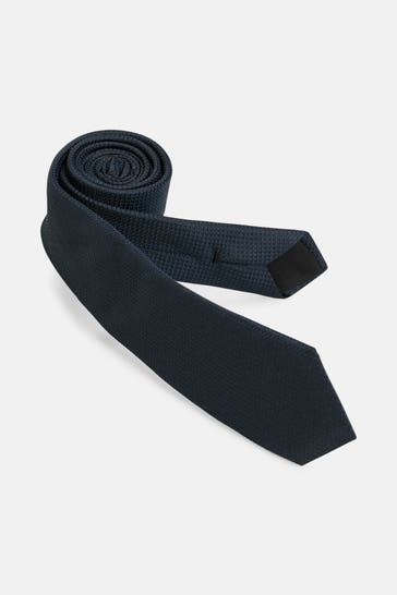 BOSS Krawatte schwarzblau