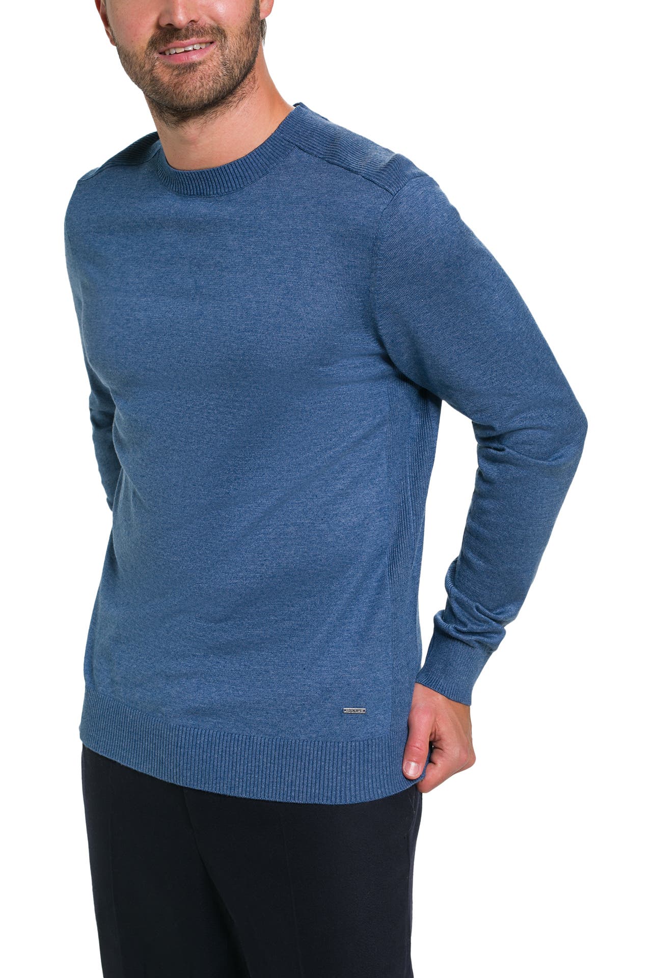 JOOP! Strickpullover 'Simono' azurblau, Bild 1