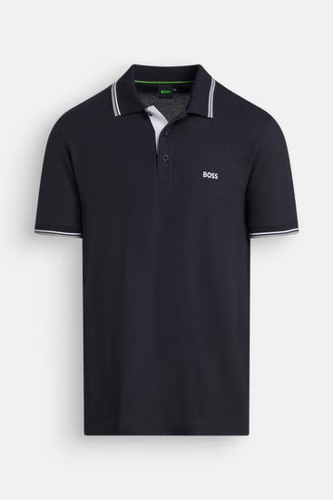 BOSS - Polo-Shirt 'Paddy Pro' schwarzblau