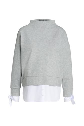 TOM TAILOR Sweatshirt hellgrau
