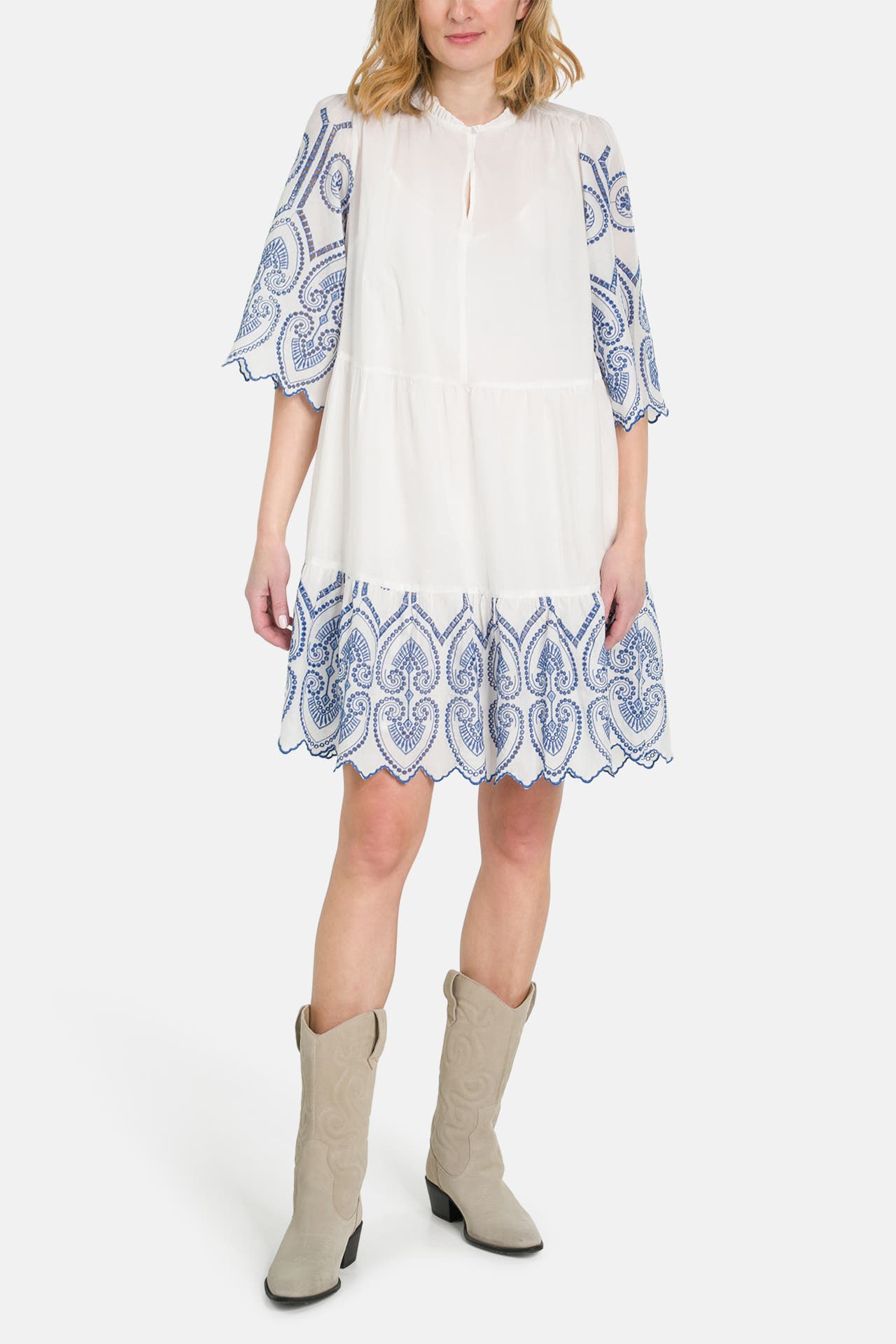 LOLLYS LAUNDRY Tunika-Kleid 'Sabine' zweifarbig, Bild 1