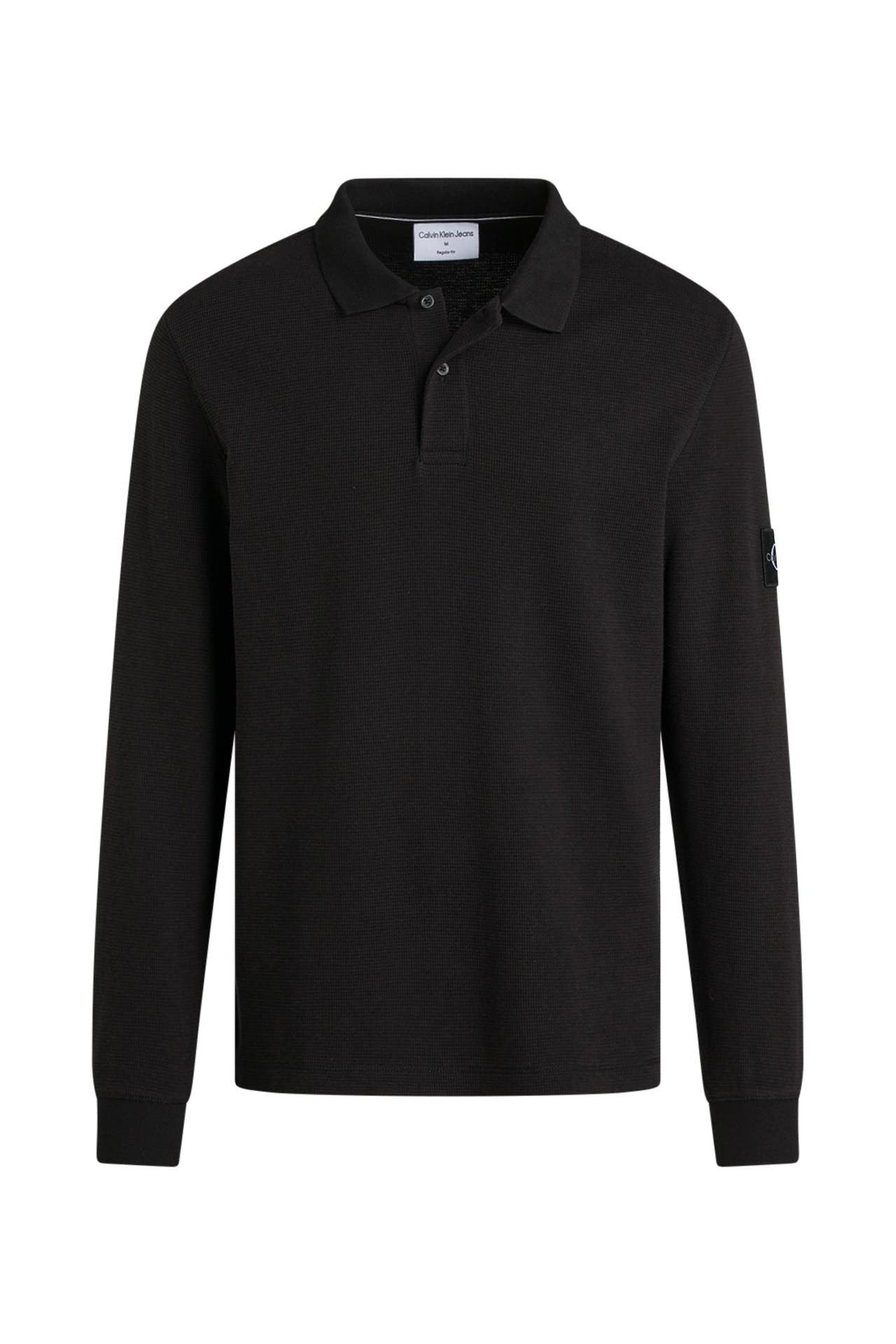 CK JEANS Langarm-Polo schwarz, Bild 1