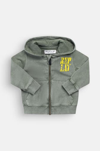 REPLAY Sweatjacken graugrün