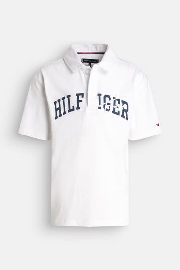 TOMMY HILFIGER Polo-Shirt weiß