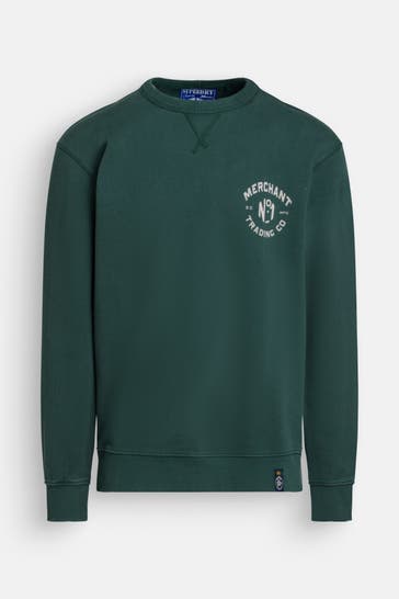 SUPERDRY Sweatshirt dunkelgrün