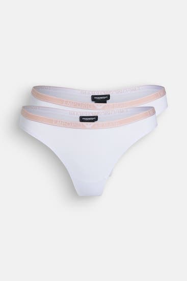 EMPORIO ARMANI - 2er-Pack Strings weiß