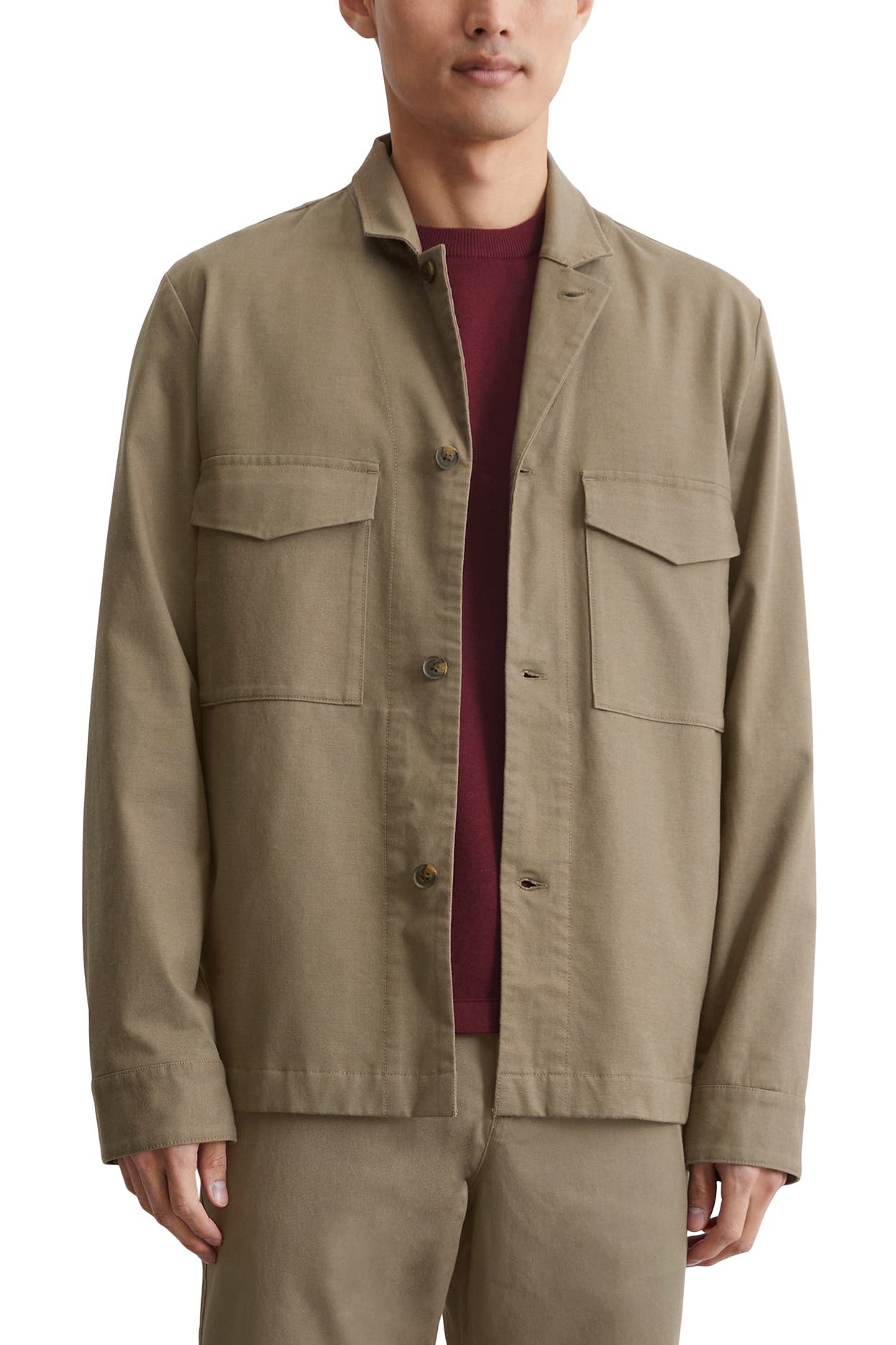 MARC O'POLO Overshirt taupe, Bild 1
