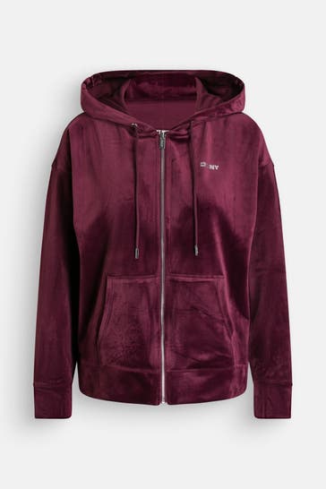 DKNY Sweatjacke bordeaux