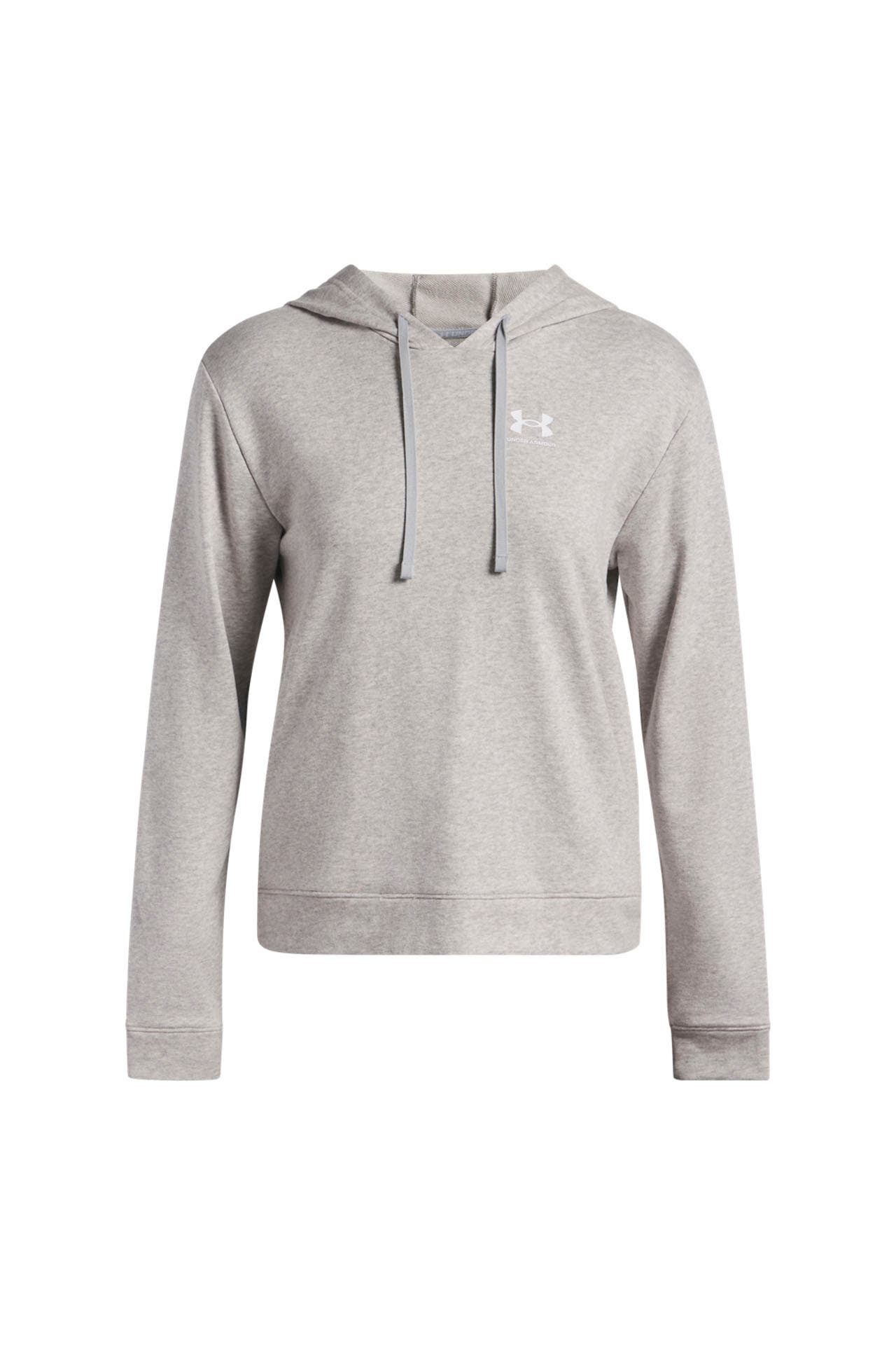 UNDER ARMOUR Hoodie 'Rival Terry' hellgrau, Bild 1