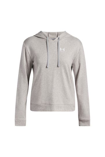 UNDER ARMOUR Hoodie 'Rival Terry' hellgrau