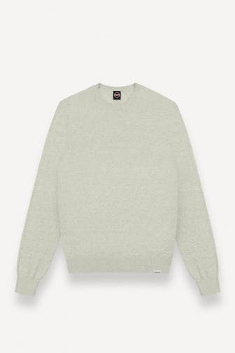 COLMAR Leinenmix-Pullover graugrün