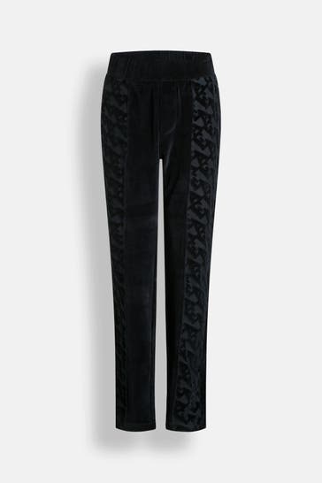 EMPORIO ARMANI Samtpants nachtblau