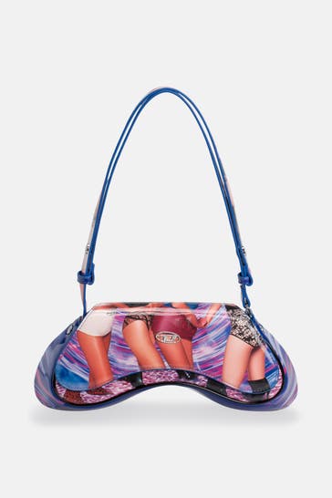 DIESEL Schultertasche gemustert