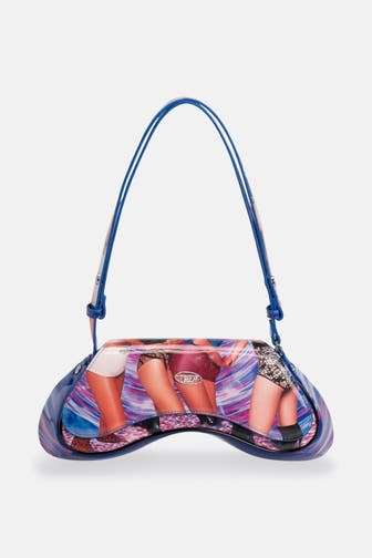 DIESEL Schultertasche gemustert