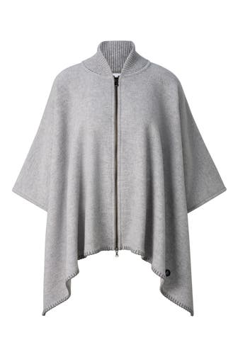 BOGNER Poncho hellgrau