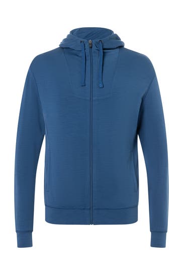 SUPER.NATURAL Sweatjacke mittelblau
