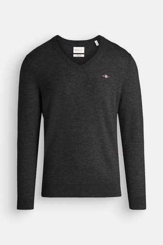 GANT Wollmixpullover anthrazit