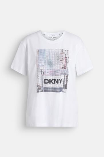 DKNY T-Shirt weiß