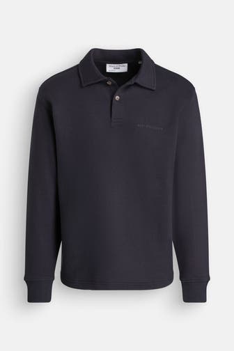 MARC O'POLO Langarm-Polo nachtblau