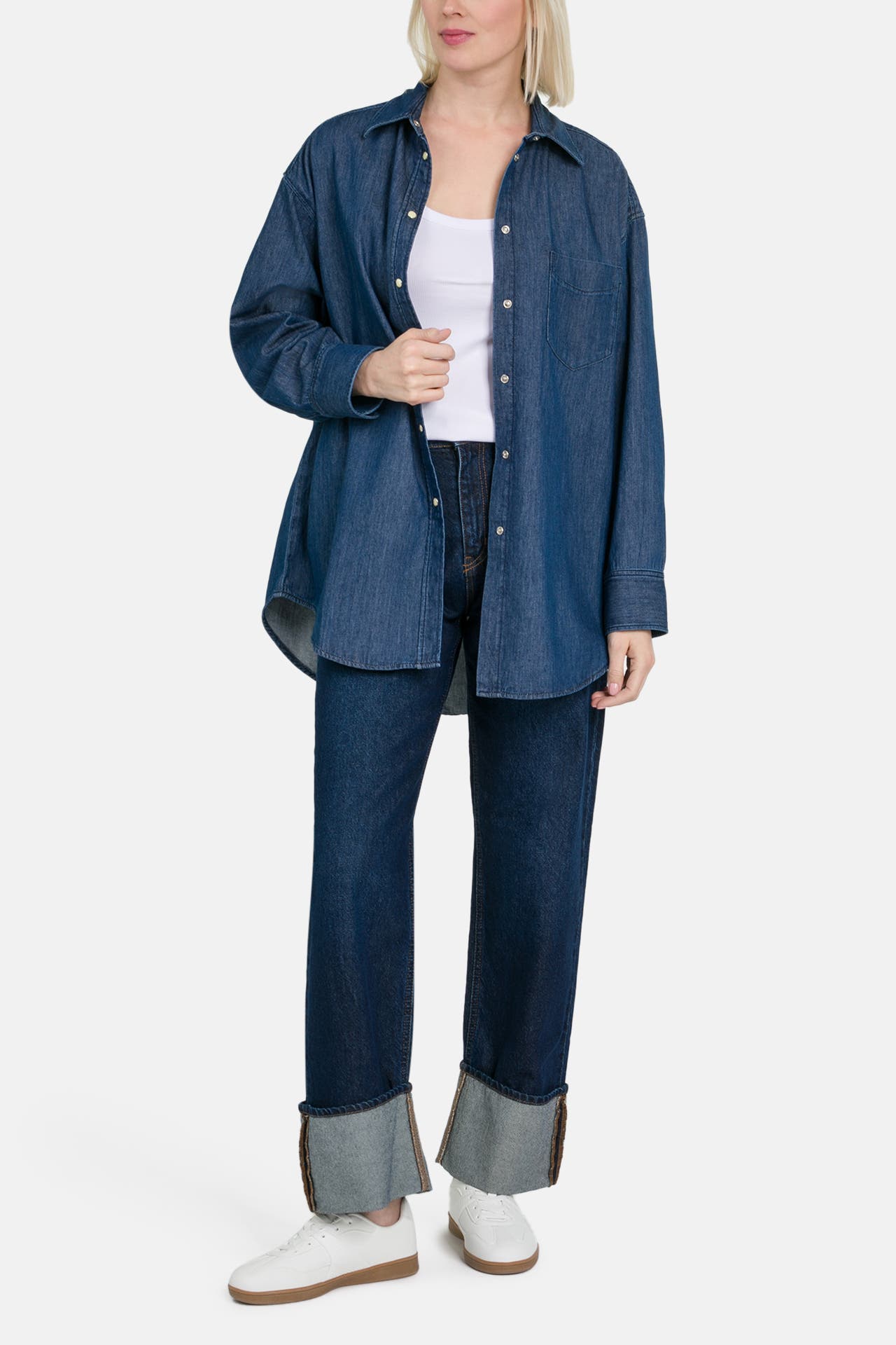 GANT Jeansbluse dunkelblau, Bild 1