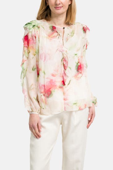 BOSS Blusenshirt 'Bacrina' floral