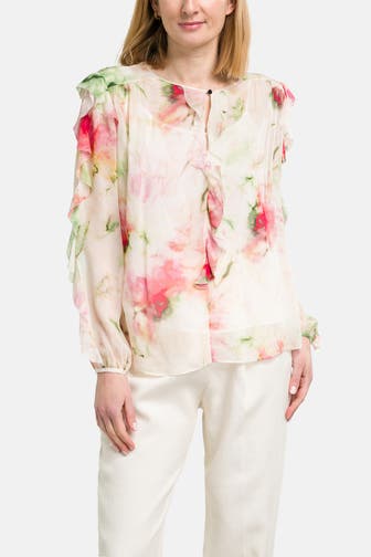 BOSS Blusenshirt 'Bacrina' floral