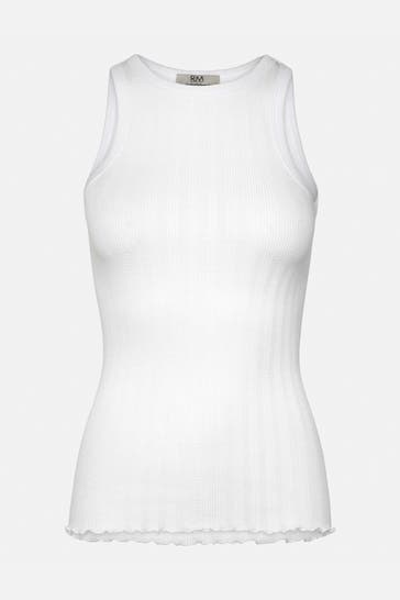 RM BY ROSEMUNDE Top 'Bardot' weiß