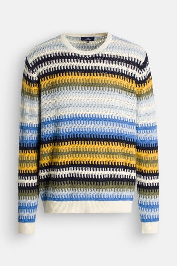 LA MARTINA Strickpullover gestreift