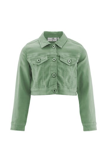 HAPPY GIRLS Jeansjacke graugrün