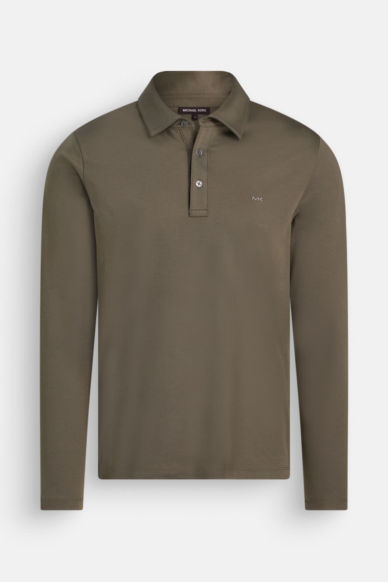 MICHAEL KORS Langarm-Polo oliv, Bild 1