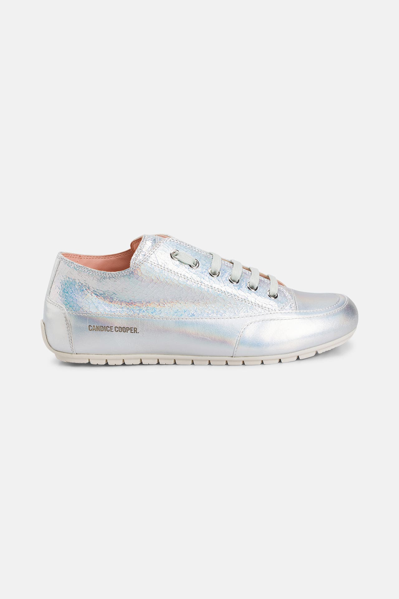 CANDICE COOPER Leder-Sneaker silber, Bild 1