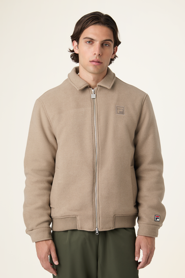FILA Taupe college jacket