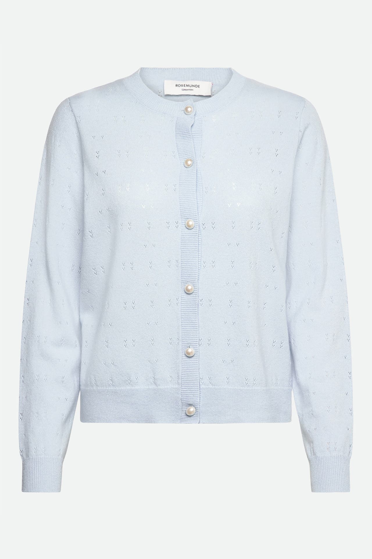 ROSEMUNDE Kaschmirmix-Cardigan 'Laica' hellblau, Bild 1