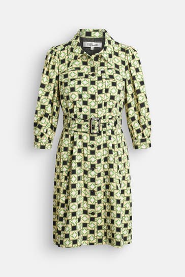 DIANE VON FURSTENBERG Blusenkleid gemustert