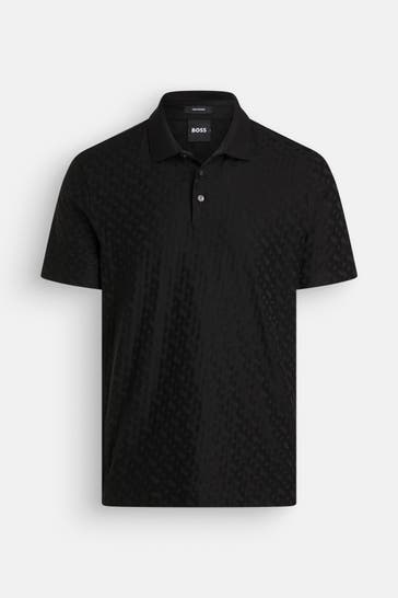 BOSS Polo-Shirt schwarz