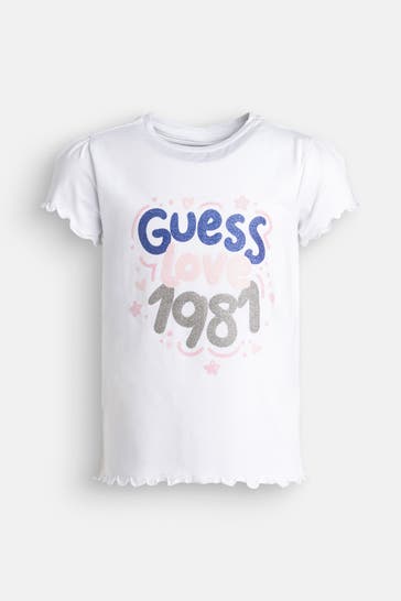 GUESS T-Shirt weiß