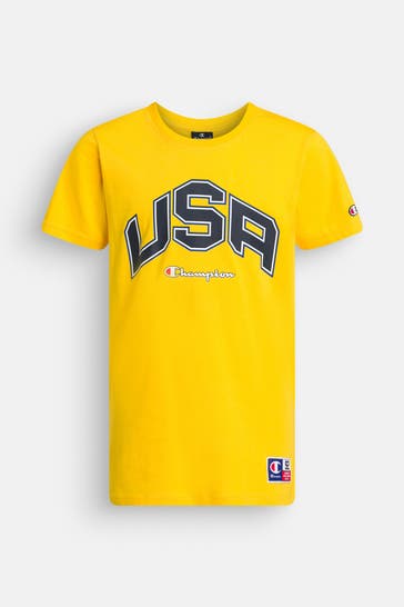 CHAMPION T-Shirt sonnengelb