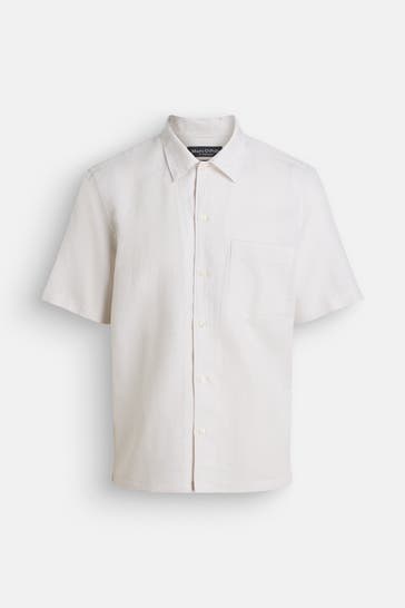 MARC O'POLO Kurzarmhemd gestreift Regular Fit