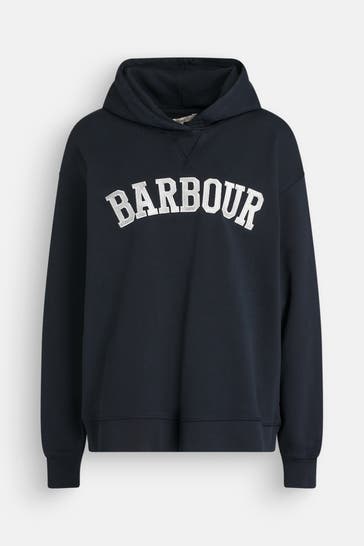 BARBOUR Hoodie schwarzblau